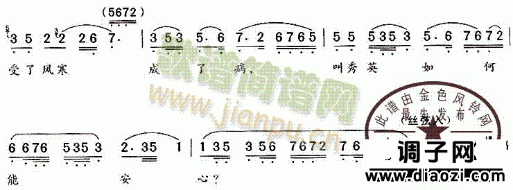 谯楼打罢二更鼓(《碧玉簪·三盖衣》唱段)