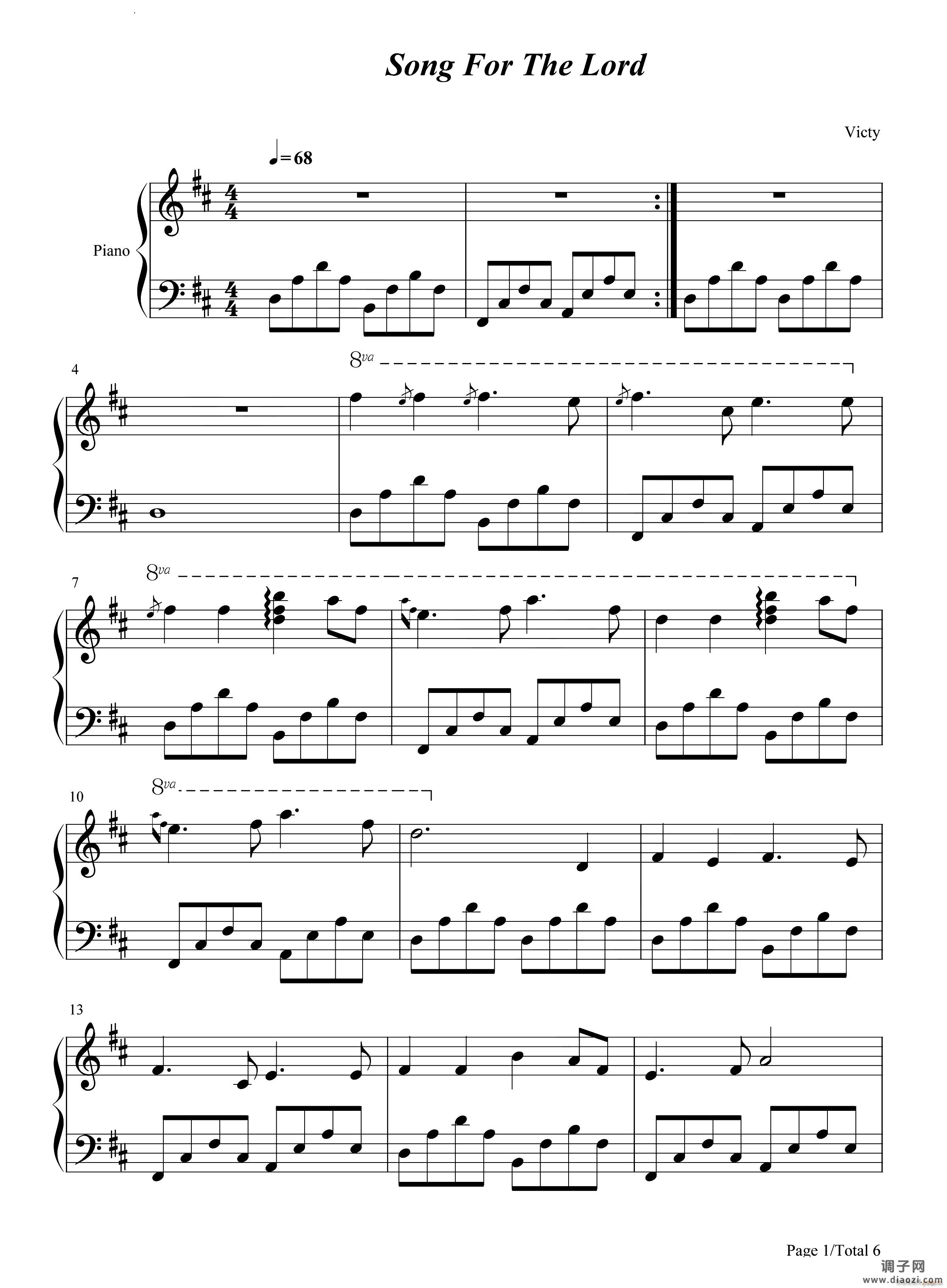 Song For The Lord献给阁下的歌