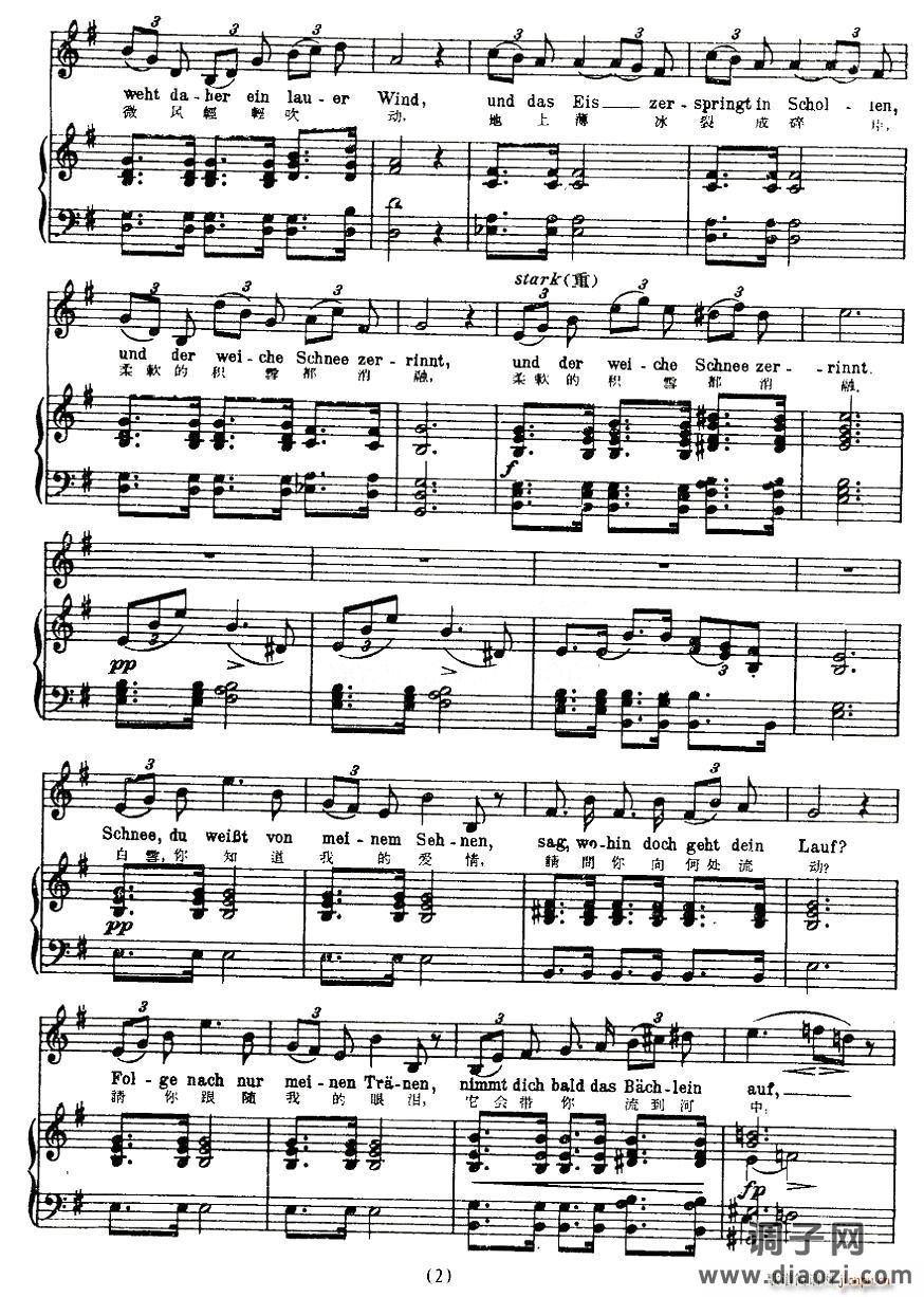 泪河（中外文对照版、正谱 [奥]）