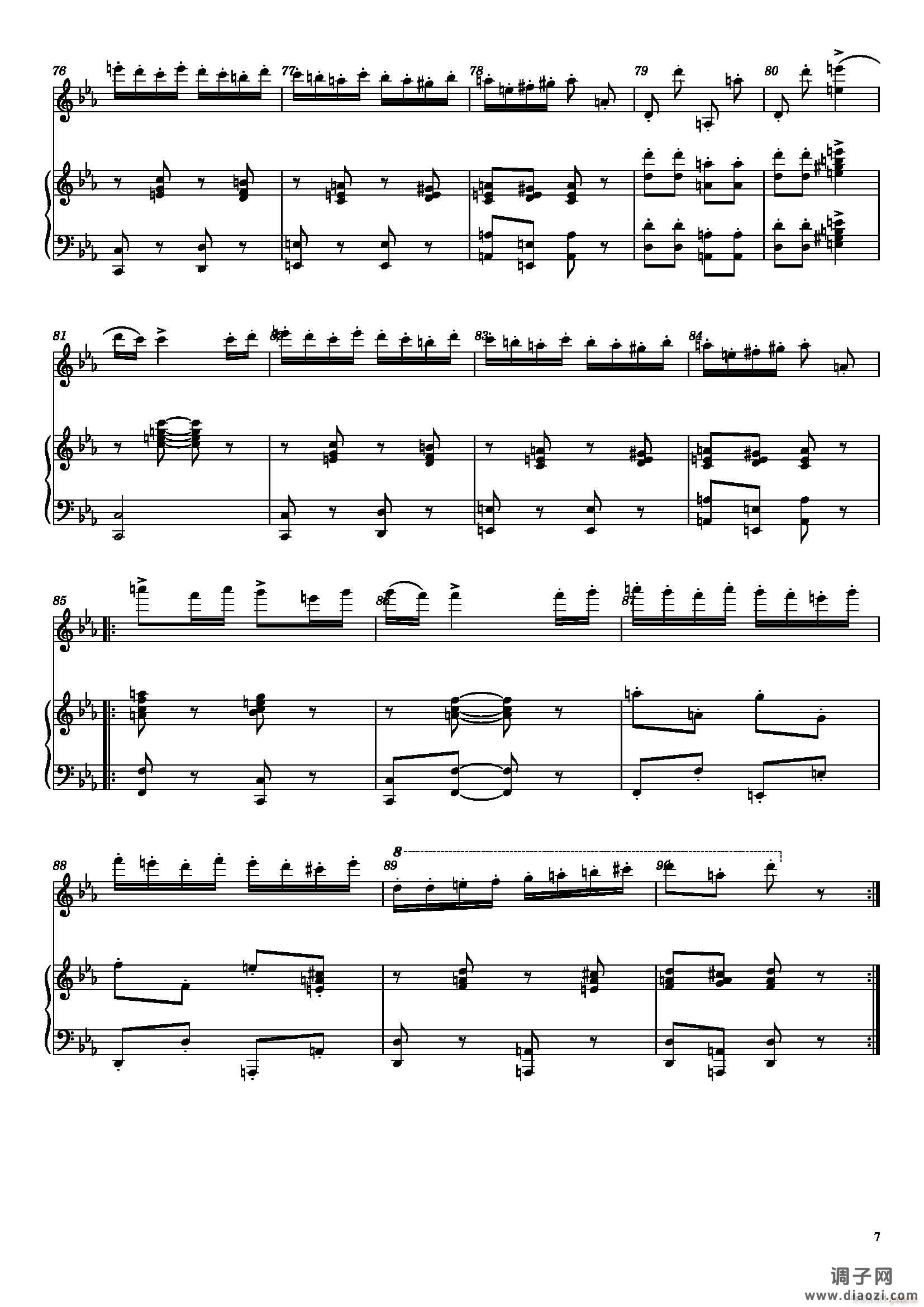 萨拉萨蒂 流浪者之歌（小提琴、钢琴）