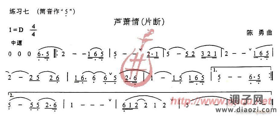指震音与气震音练习