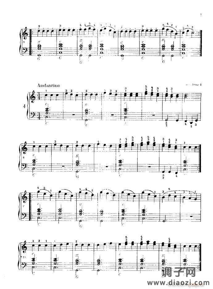 车尔尼手风琴练习曲集