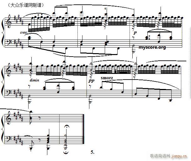 车尔尼《 手指灵巧技术练习》（Czerny 740）第22首