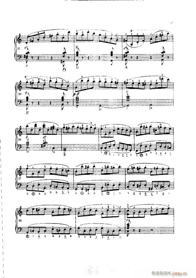 车尔尼手风琴练习曲集 Ⅲ