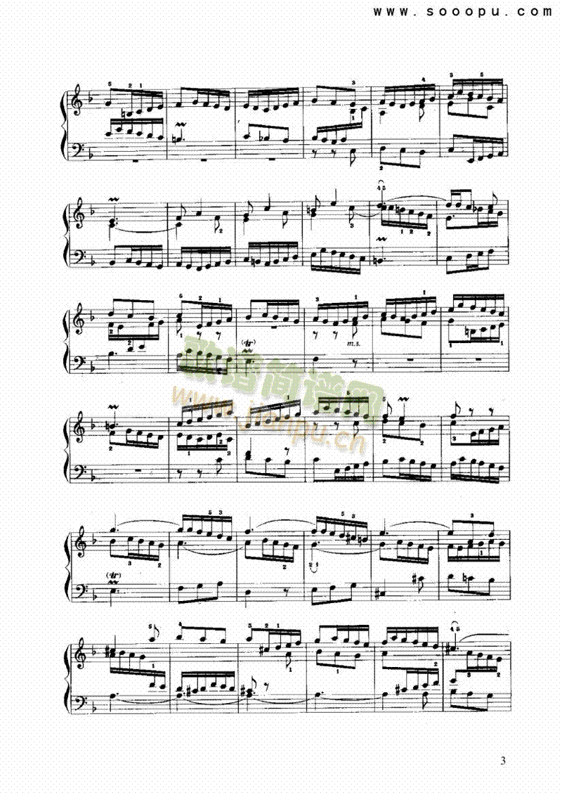 F大调前奏曲与赋格 键盘类 手风琴