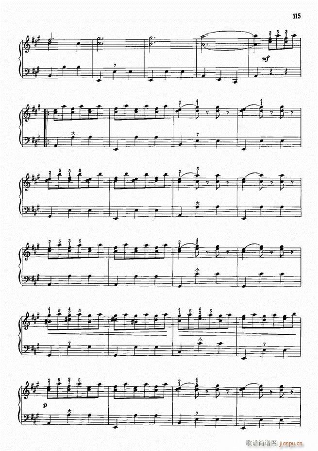 手风琴中外名曲72首101-190