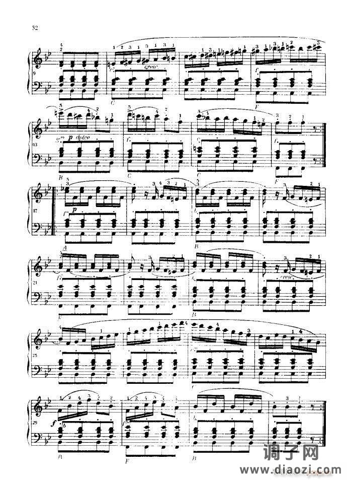 车尔尼手风琴练习曲集