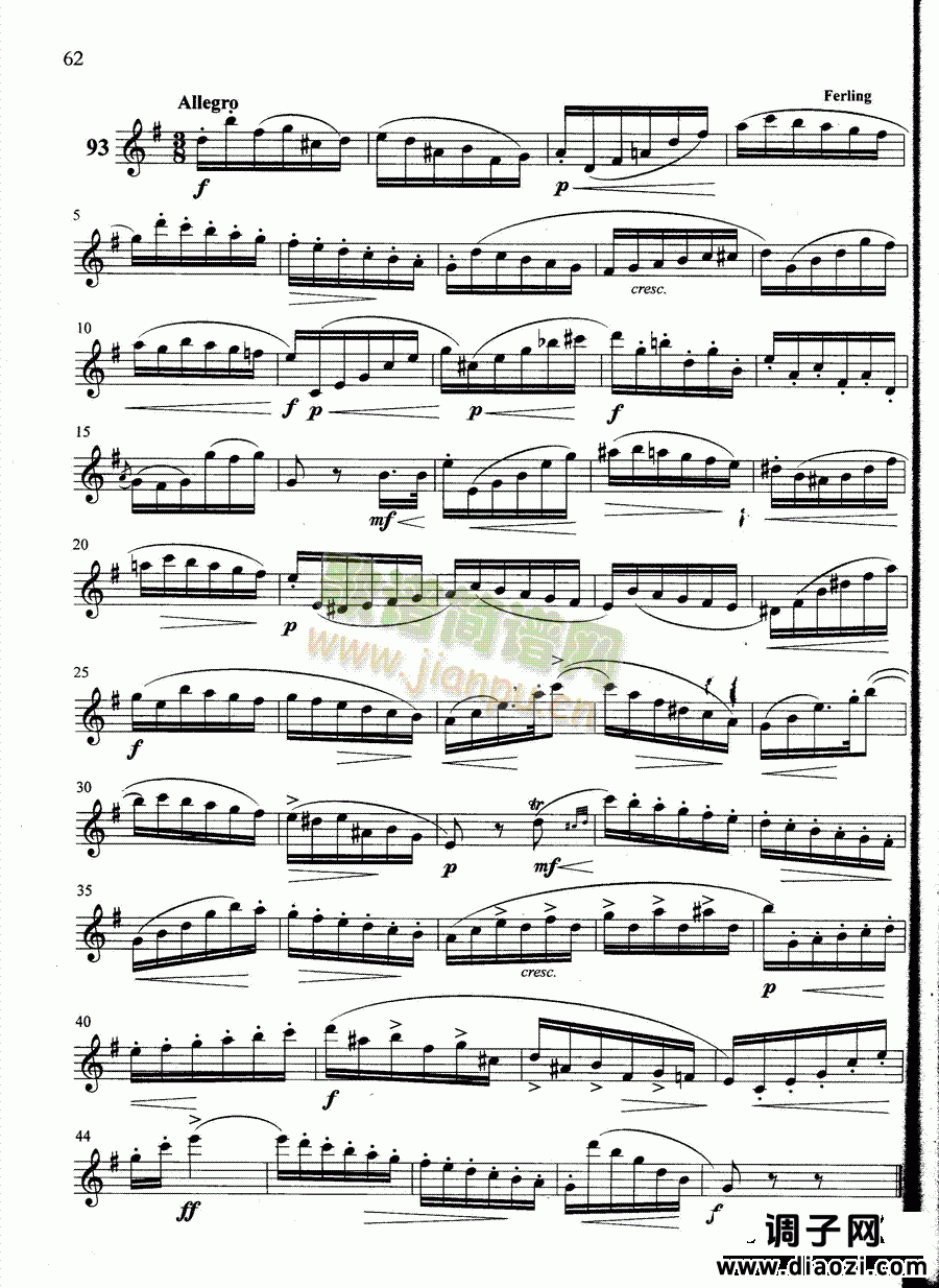 萨克斯管练习曲第100—062页