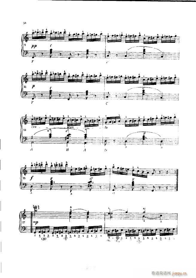 车尔尼手风琴练习曲集 Ⅲ