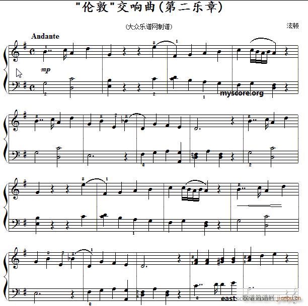 海顿 伦敦交响曲（名曲简易版）
