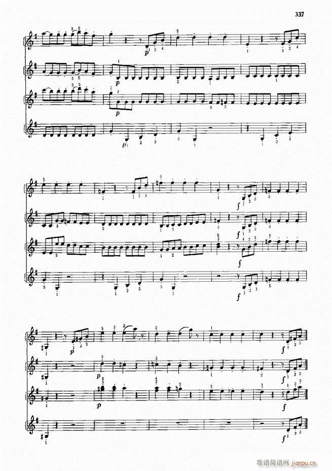 手风琴中外名曲91首301-352