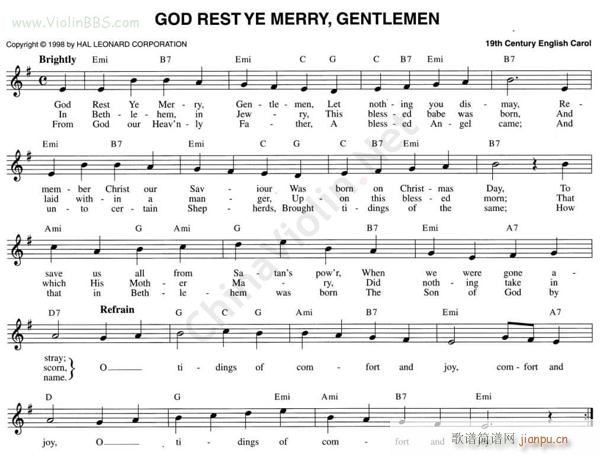 63 GOD REST YE MERRY GENTLEMEN