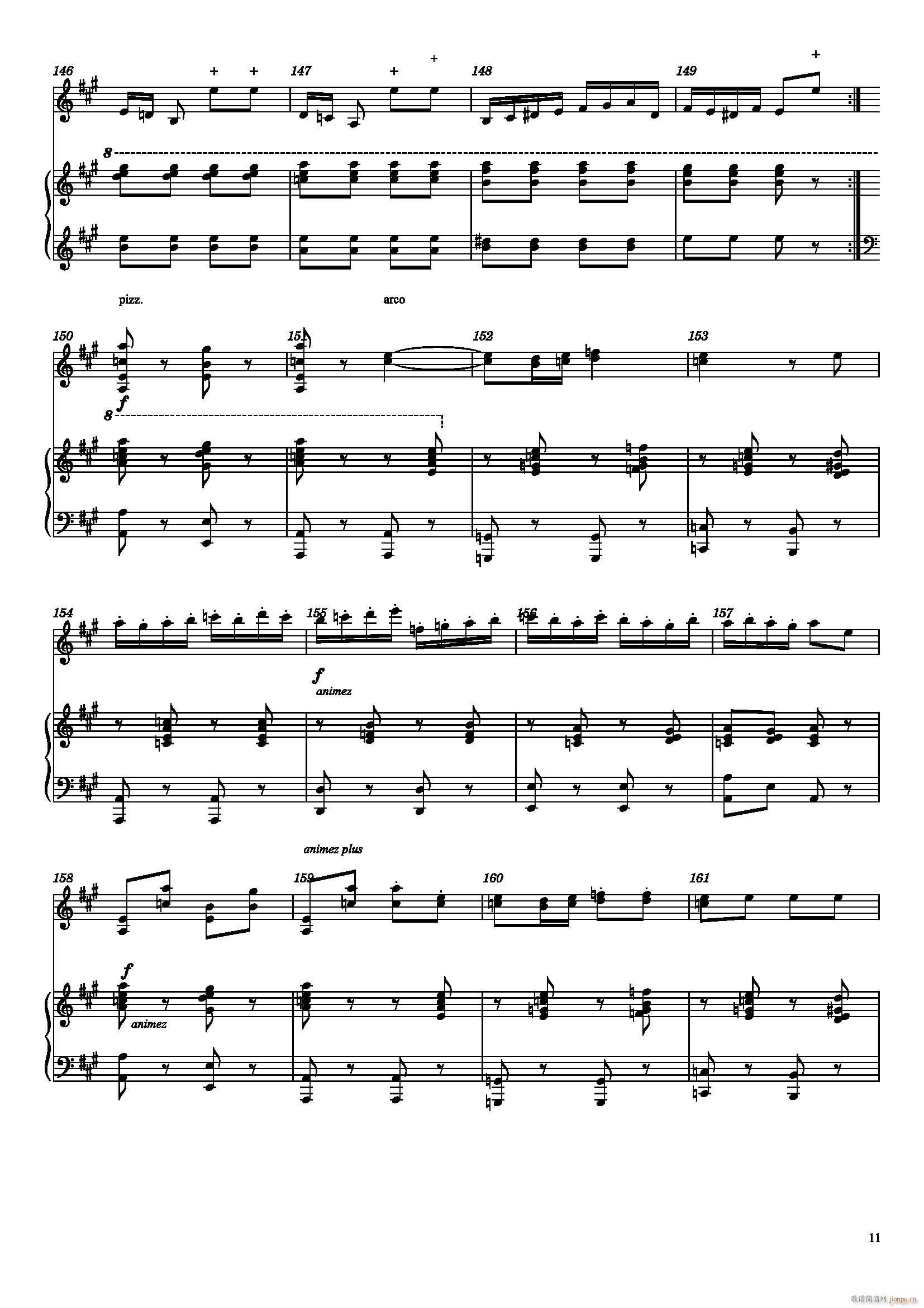 萨拉萨蒂 流浪者之歌（小提琴、钢琴）