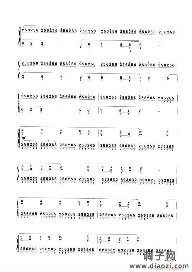 古筝基础教程三十三课目录241-29 6