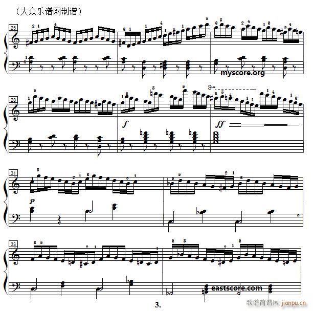 车尔尼《 钢琴快速练习曲》（Czerny 299）第1首 及练习提示