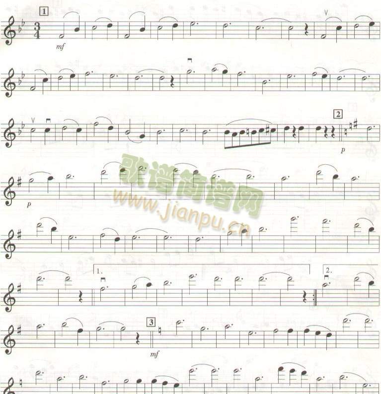 风流寡妇圆舞曲    （雷哈尔）