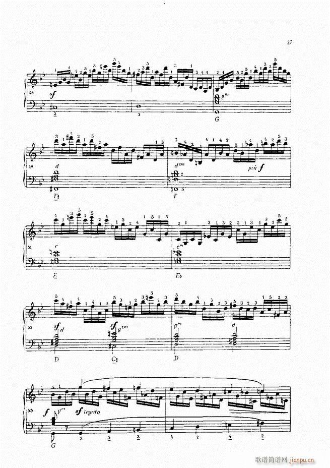 车尔尼手风琴练习曲集 Ⅳ