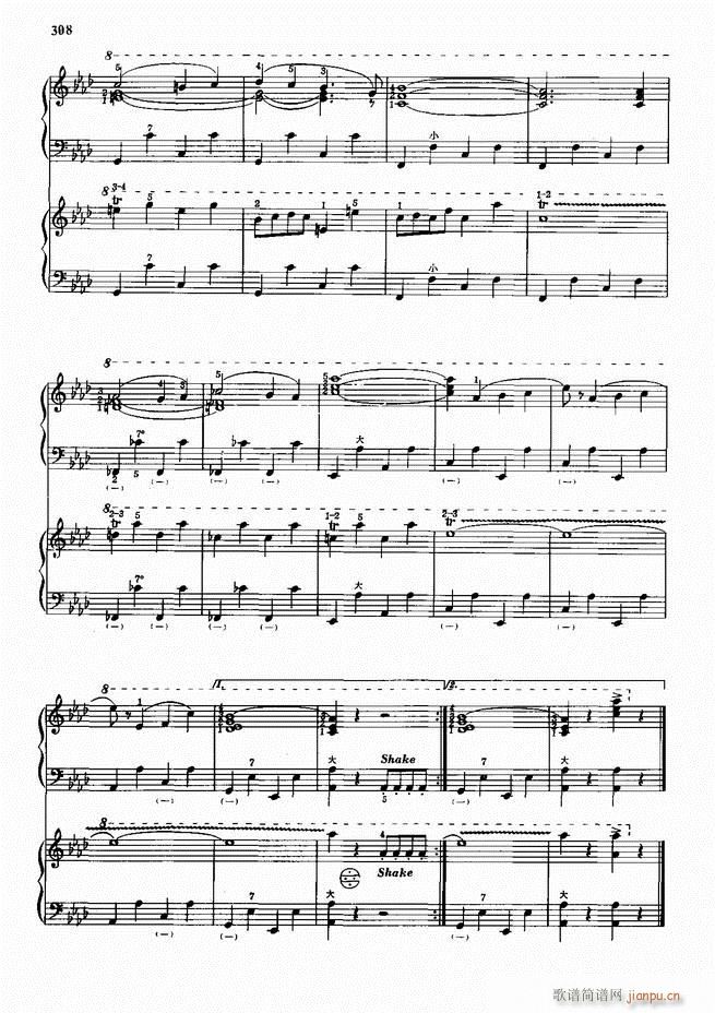 手风琴中外名曲91首301-352