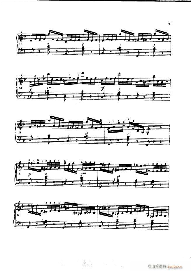 车尔尼手风琴练习曲集 Ⅲ