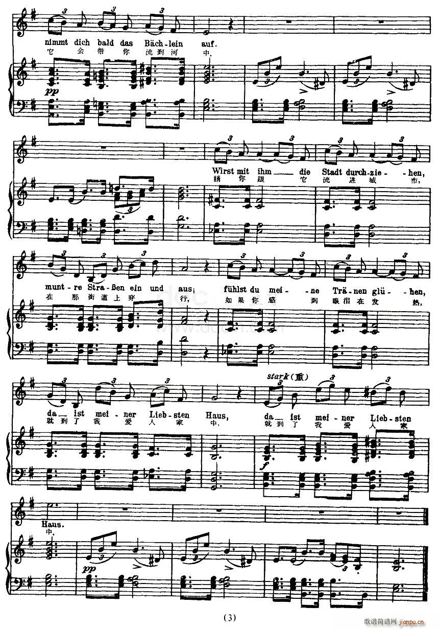 泪河（中外文对照版、正谱 [奥]）