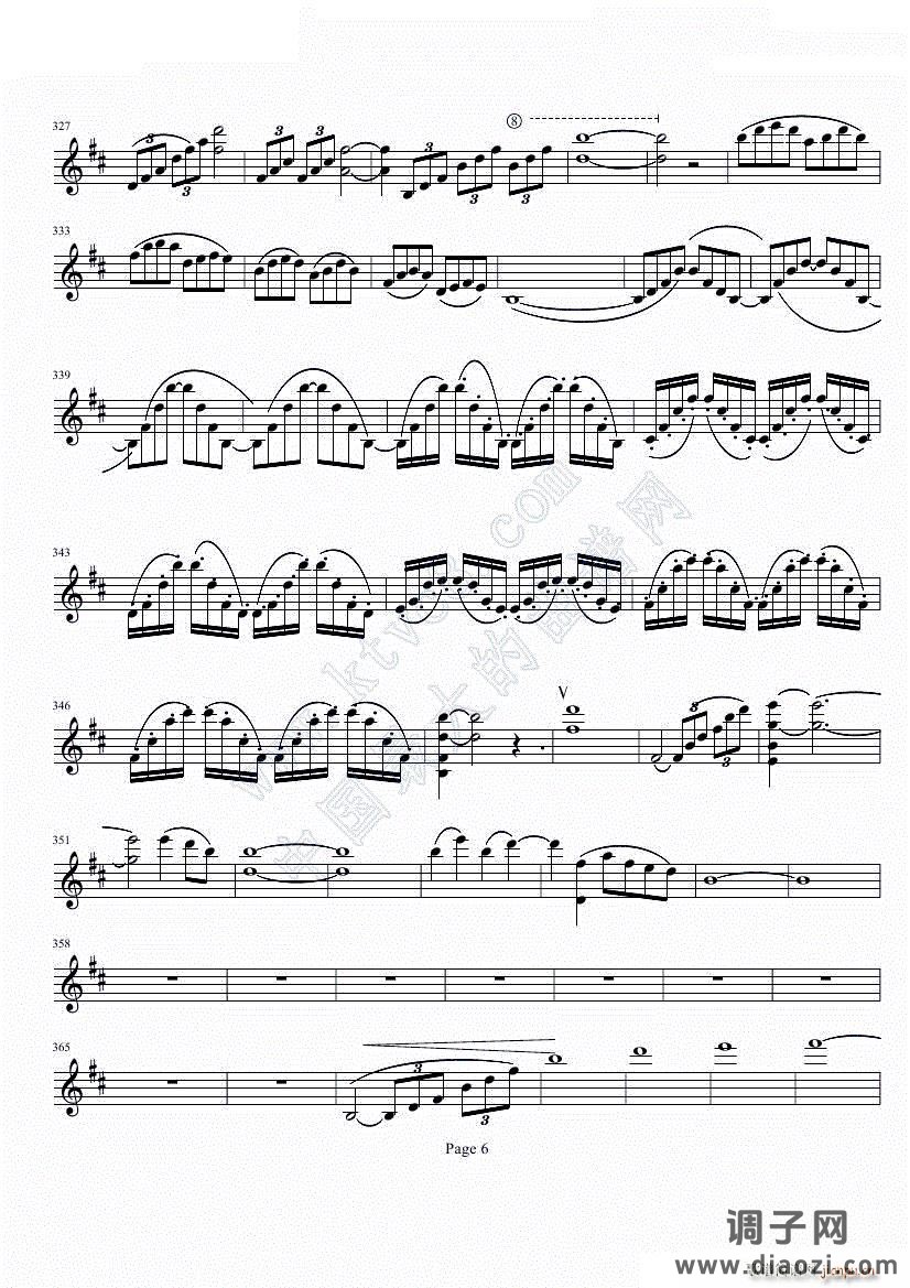 b小调小提琴协奏曲《云南风情》第一乐章