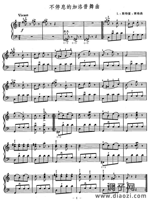 不停息的加洛普舞曲