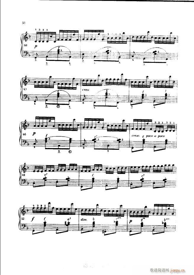 车尔尼手风琴练习曲集 Ⅲ