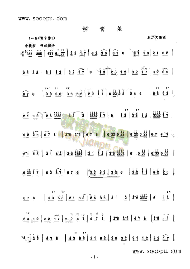 柳青娘 民乐类 唢呐