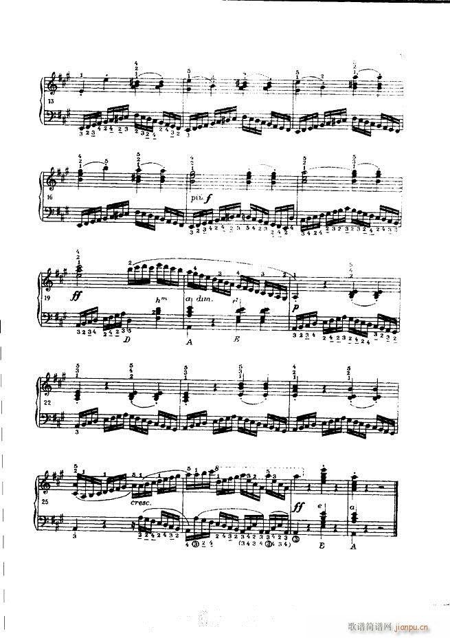 车尔尼手风琴练习曲集 Ⅲ