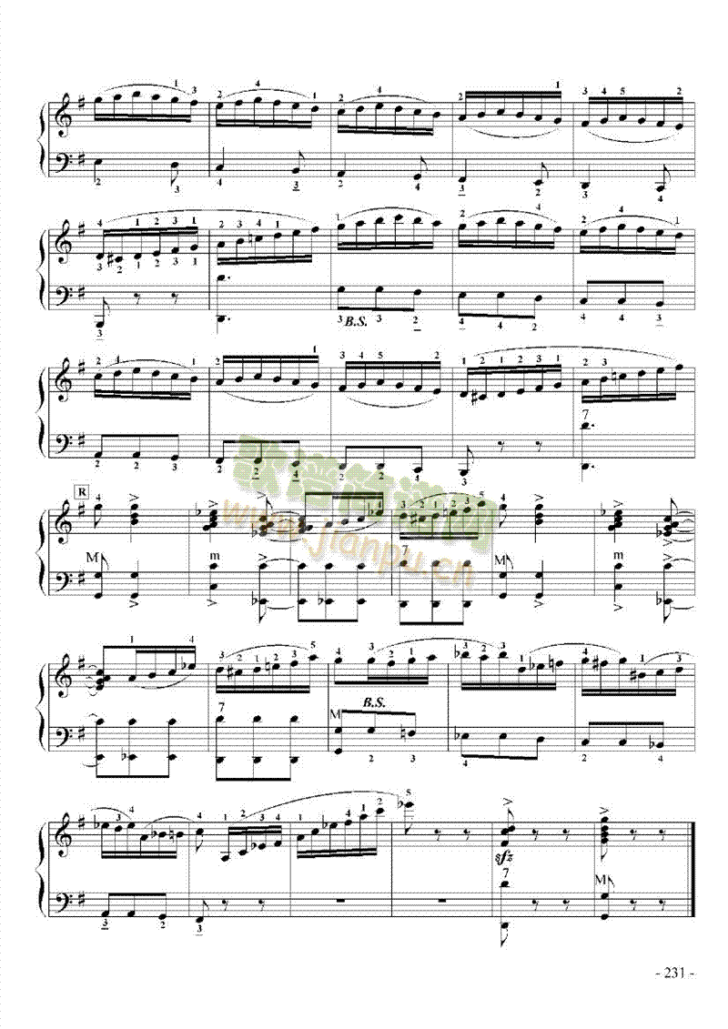 九级乐曲《E大调协奏曲》 键盘类 手风琴