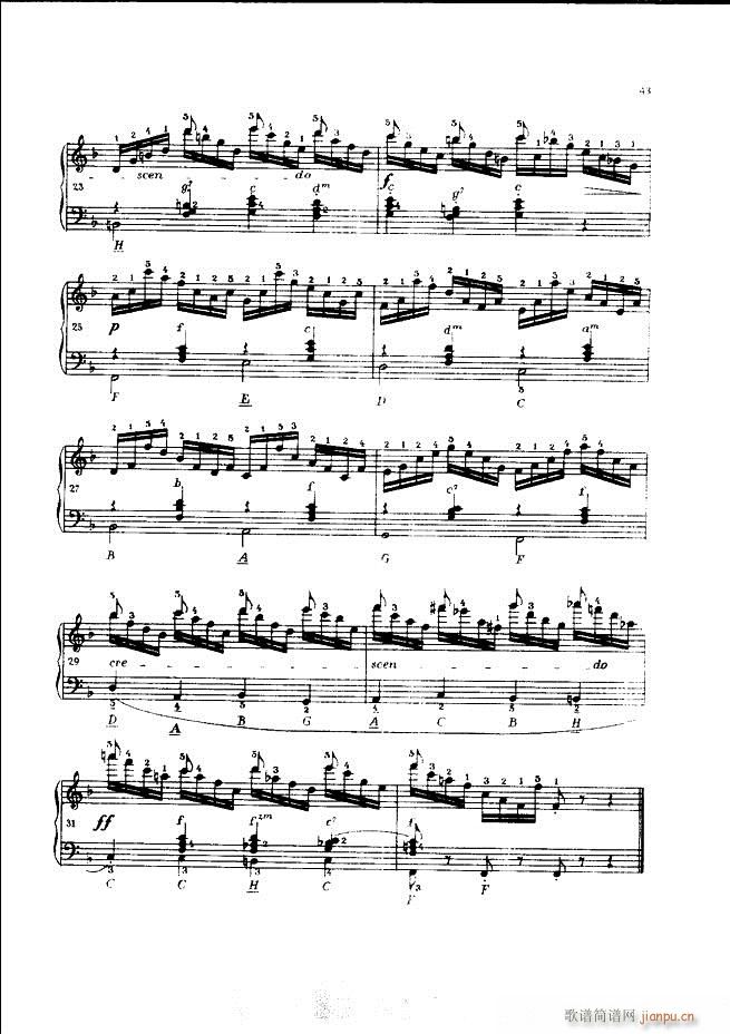 车尔尼手风琴练习曲集 Ⅲ