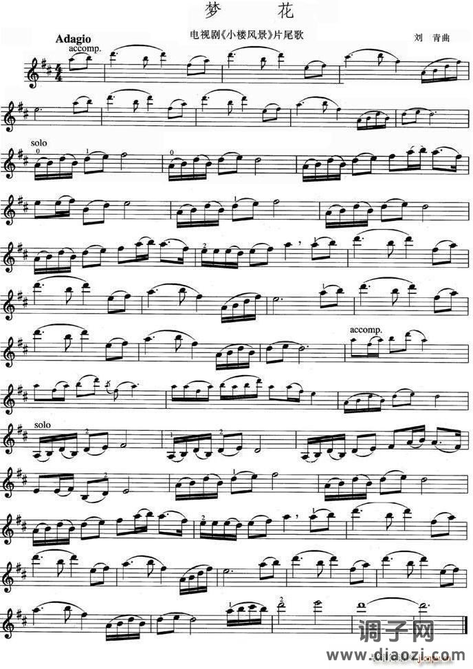 梦花（电视剧《小楼风景》片尾歌）