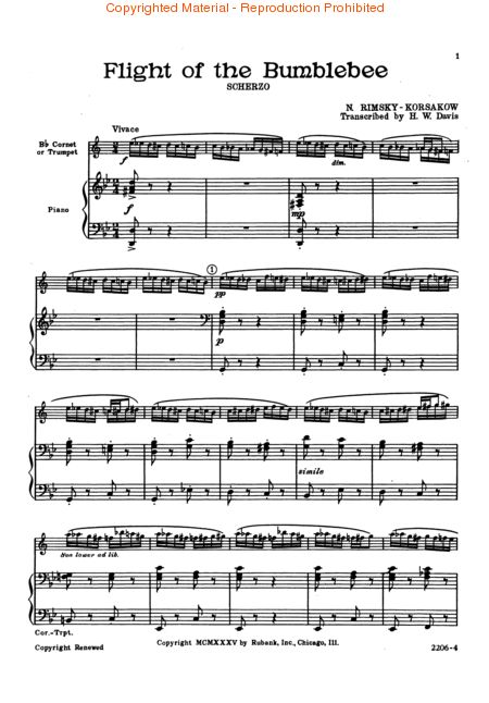 flight of the bumblebee