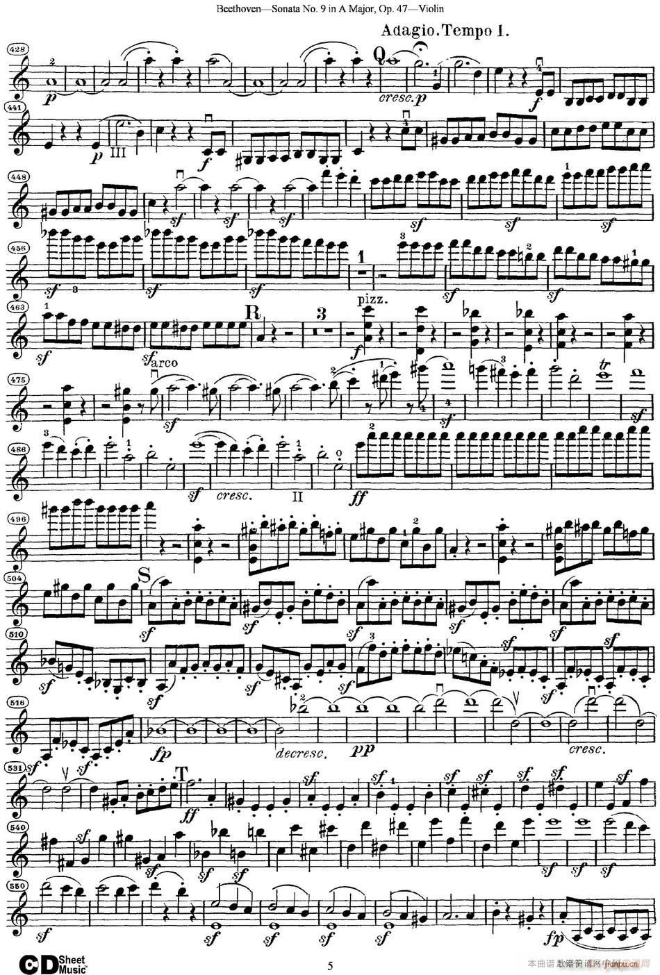 Violin Sonata No 9 in A Major Op 47