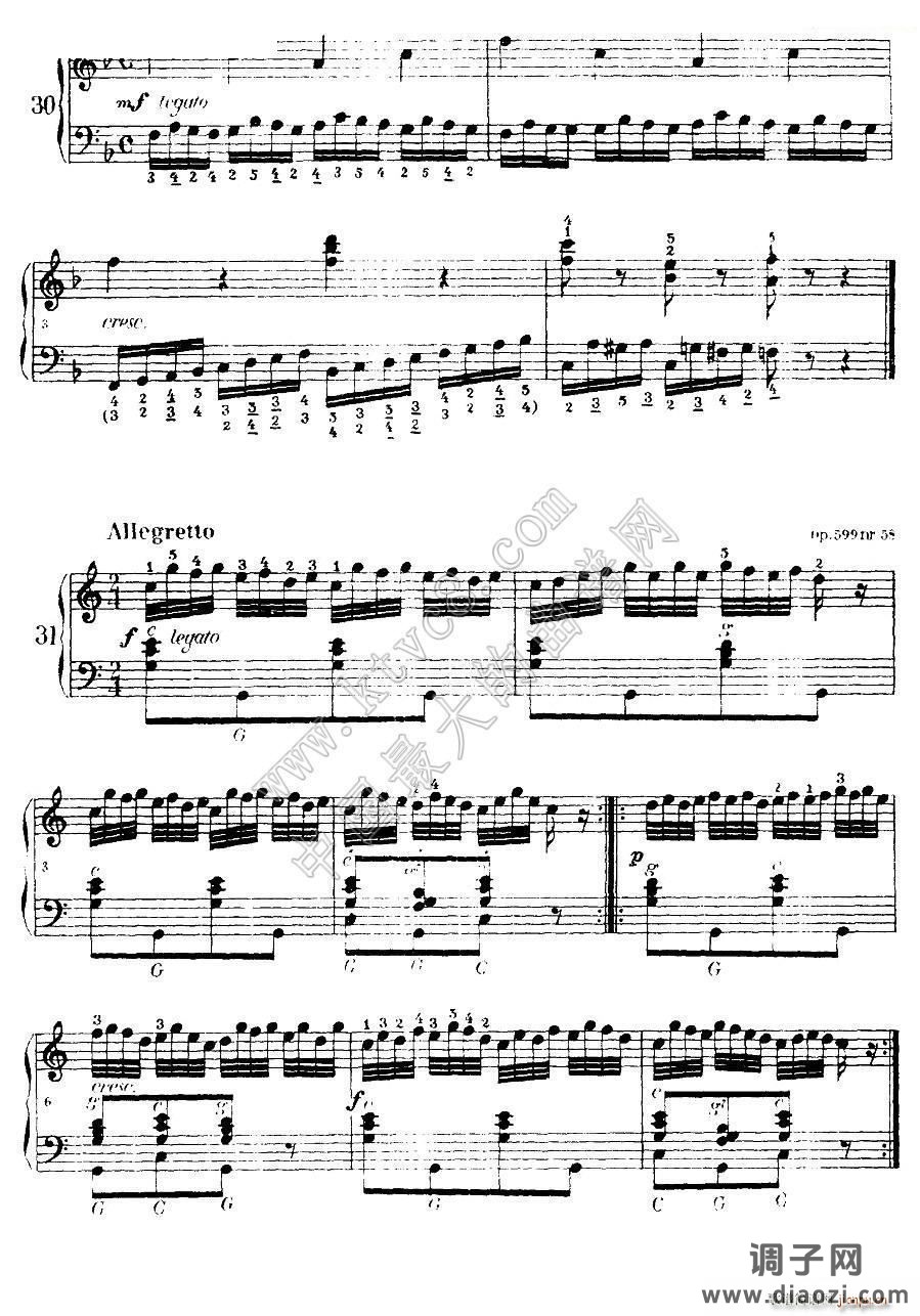 《车尔尼手风琴练习曲集》（第Ⅰ册）（22—36）