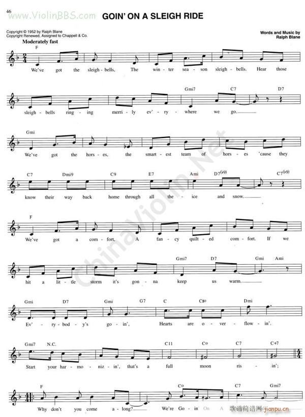 66 GOIN`ON A SLEIGH RIDE