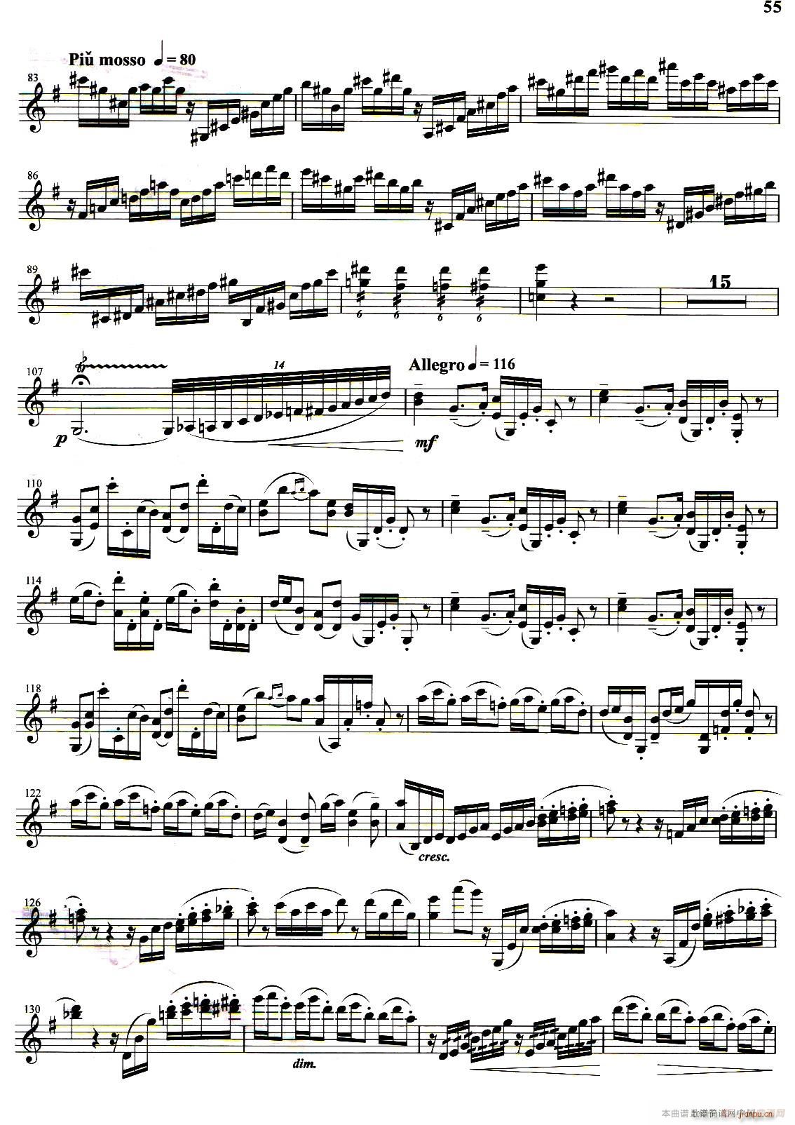 抒情诗（小提琴协奏曲《乡情》第一乐章）