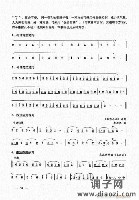 简捷实用唢呐教程  （上册）41-60