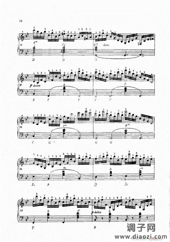 车尔尼手风琴练习曲集 Ⅳ