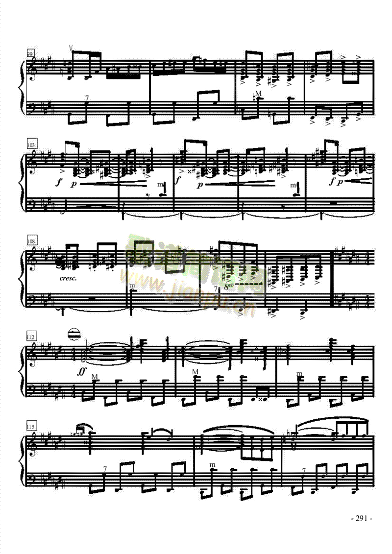 十级乐曲《匈牙利舞曲第5号》 键盘类 手风琴