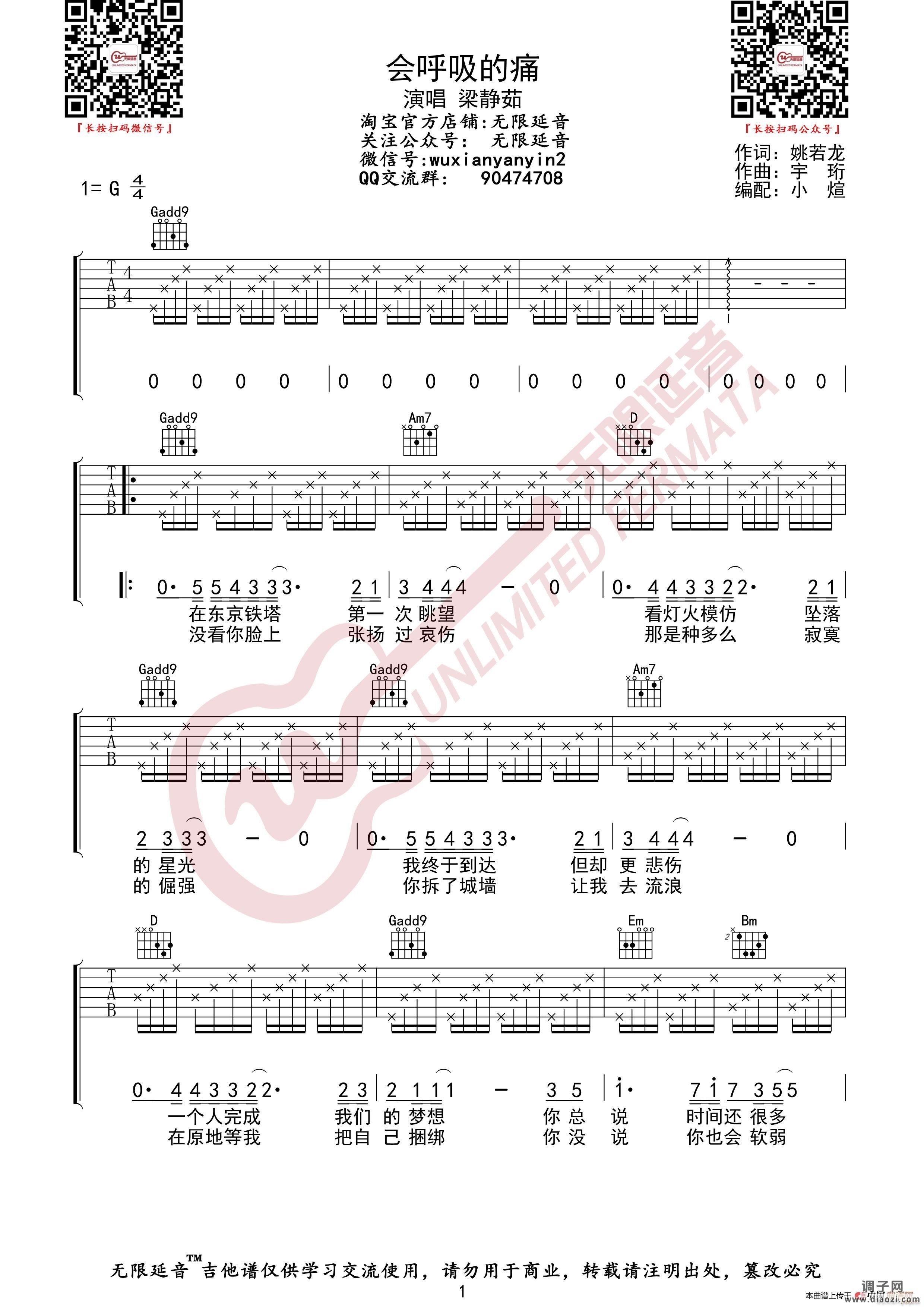 梁静茹 会呼吸的痛 （无限延音编配）