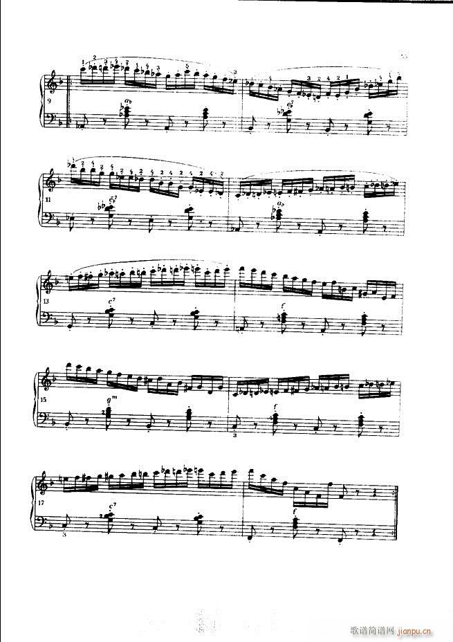 车尔尼手风琴练习曲集 Ⅲ