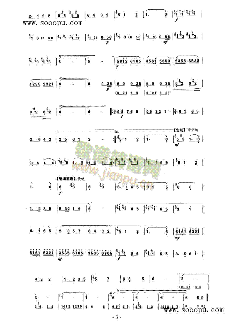 山村来了售货员 民乐类 唢呐