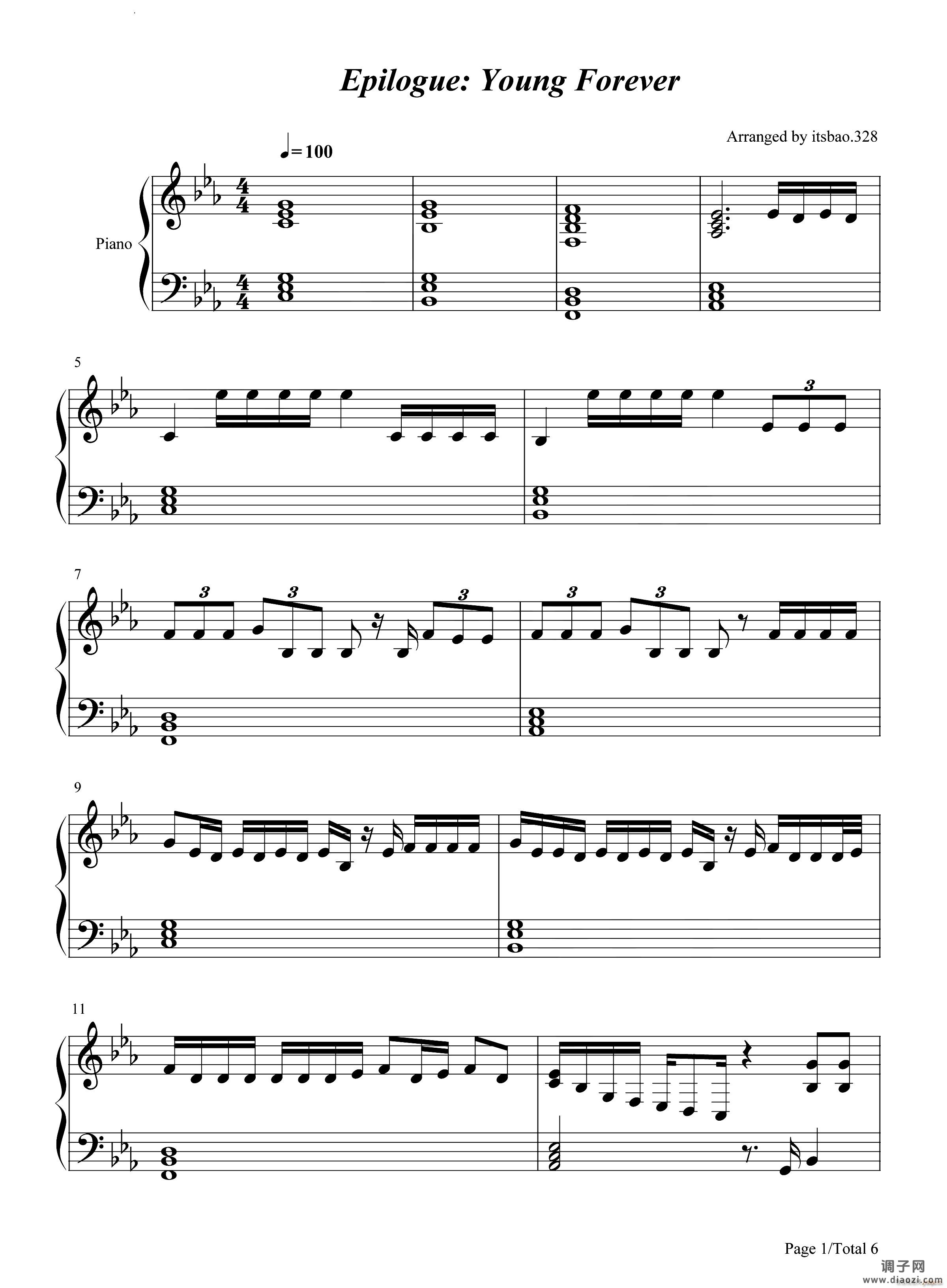 Epilogue Young Forever