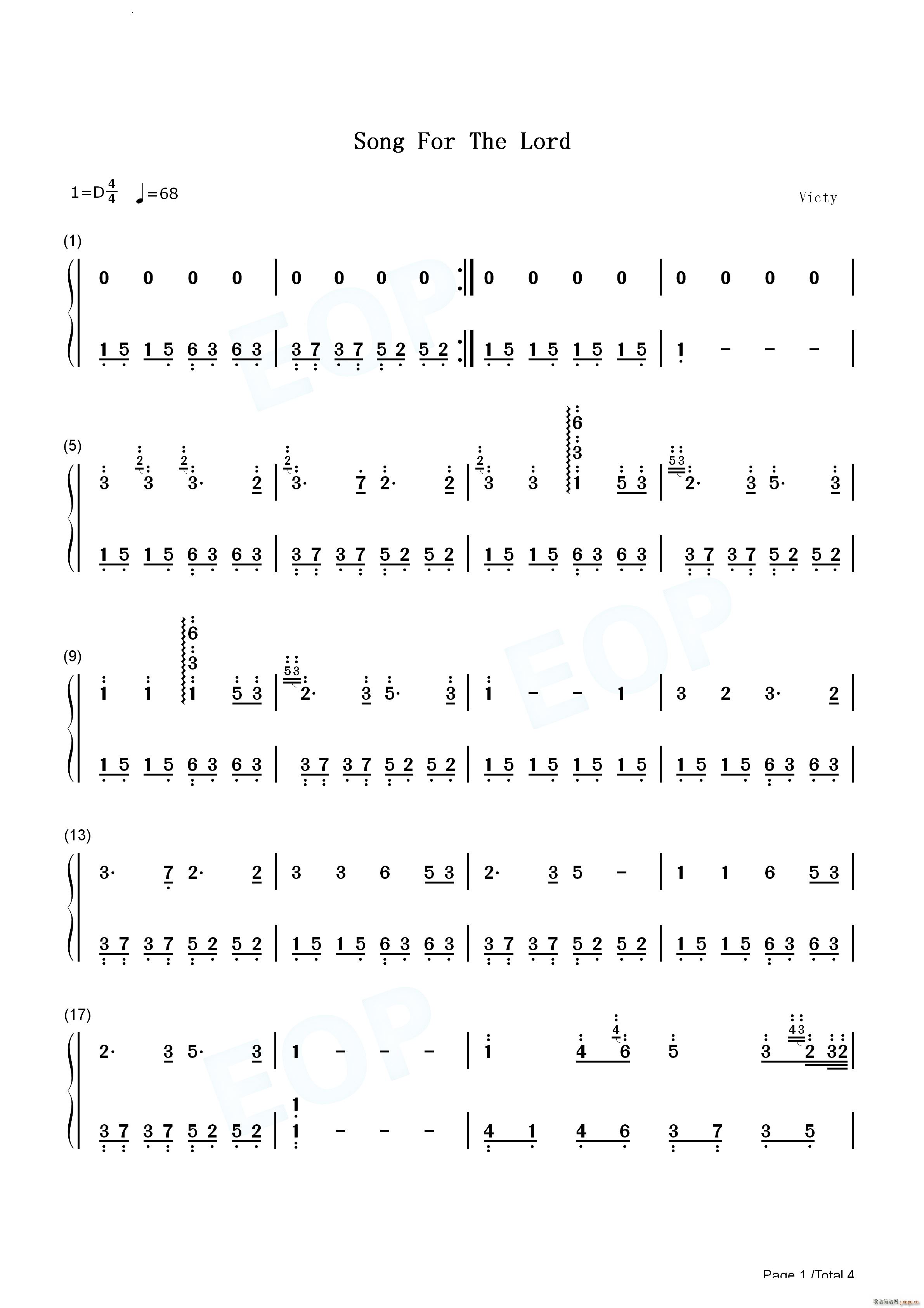 Song For The Lord献给阁下的歌