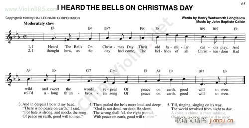 88 I HEARD THE BELLS ON CHRISTMAS DAY