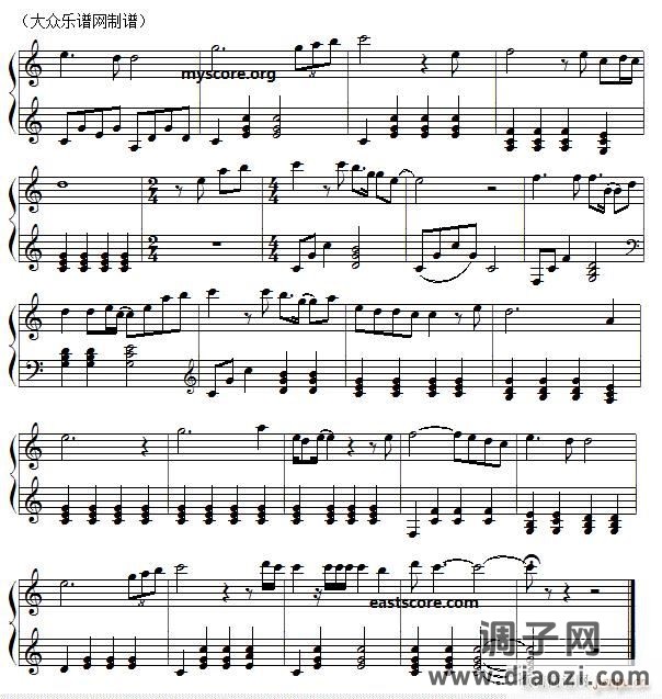 动漫《柯南》主题曲（儿童钢琴小曲）