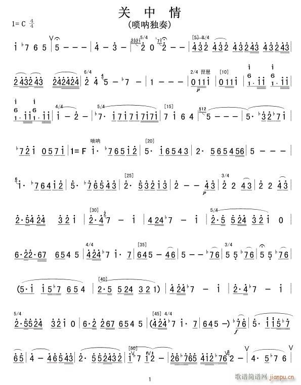 关中情(唢呐独奏)01