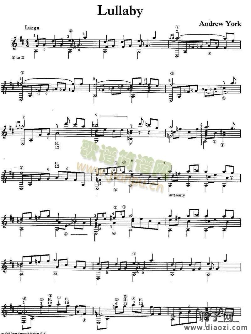 Lullaby 约克《摇篮曲》