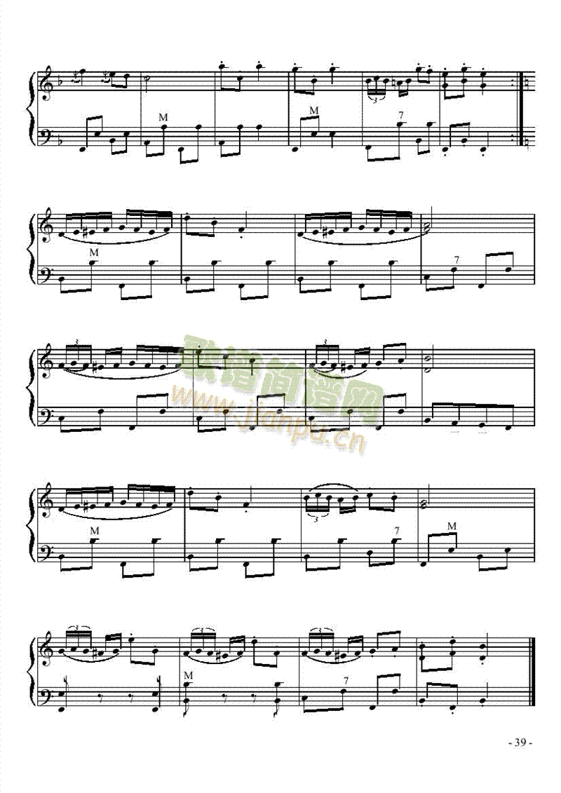 三级乐曲《微笑波尔卡》 键盘类 手风琴